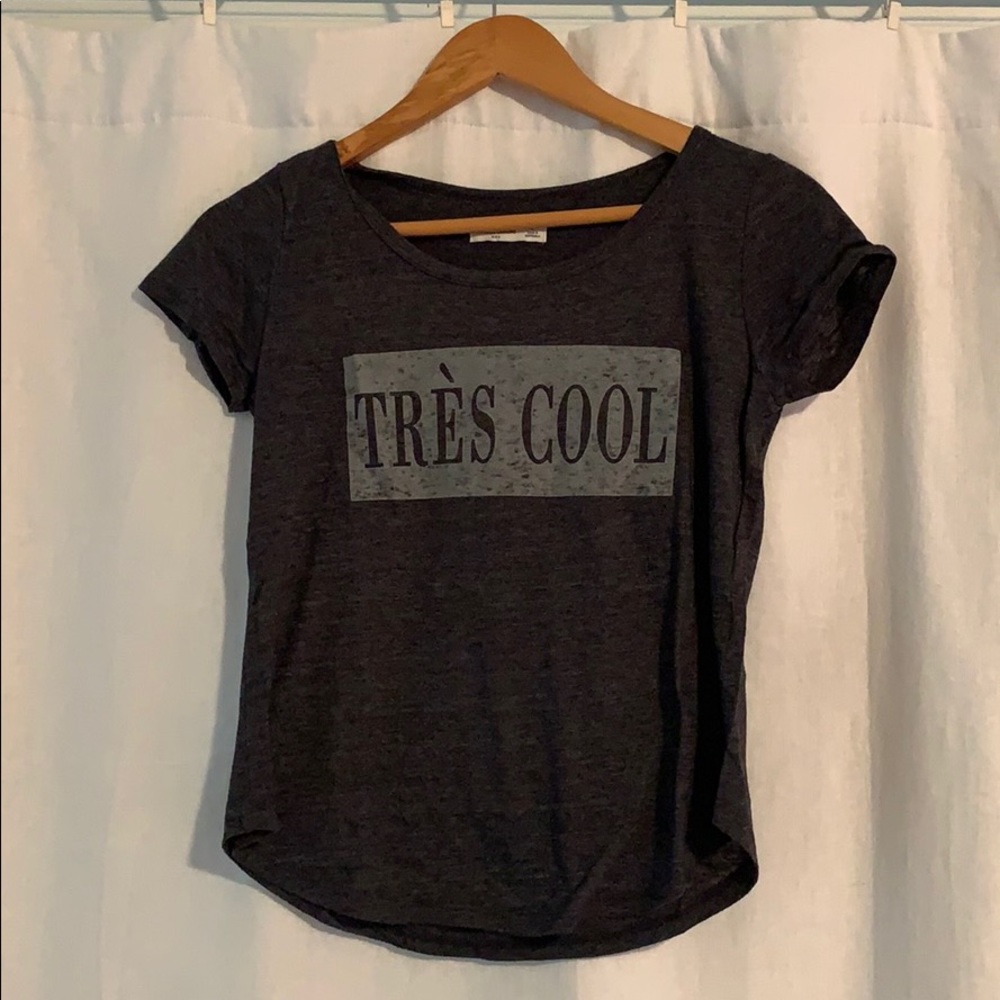 Grey Abercrombie “Très Cool’ Kids T-shirt